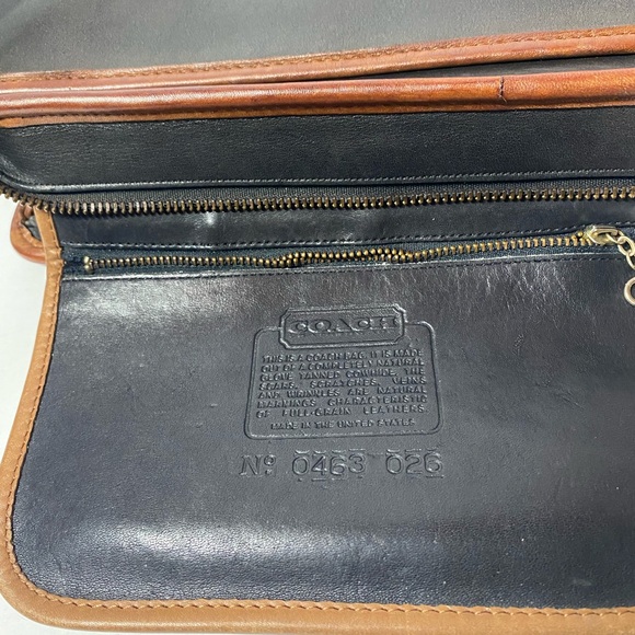 Vintage 80’s Coach Swagger Crossbody Bag Made In USA - Picture 3 of 14